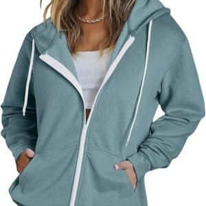 Full-Zip Long-Sleeve Hoodie