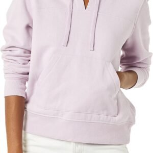 V-Neck Long-Sleeve Hoodie
